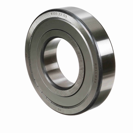 Rollway Radial Ball Bearing - Straight Bore, 6320 ZZ C3 6320 ZZ C3